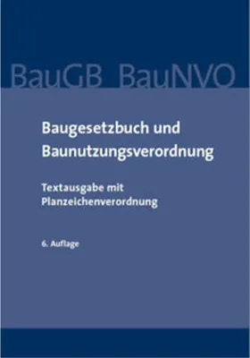 Obrázok produktu pre Baugesetzbuch und Baunutzungsverordnung