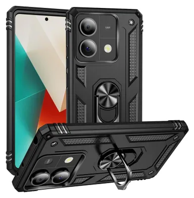 Produktbild von Armor Shield Handyhülle für Xiaomi Redmi Note 13 5G Hülle Ultra Hybrid Case Handy Schutzhülle, Schwarz