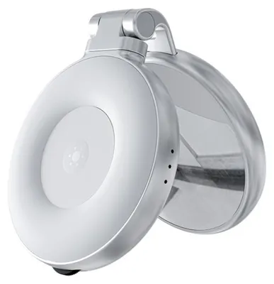 Image de INF Lampe selfie magnétique clipable argent plastique 13.2cmx11cmx3cm 15W