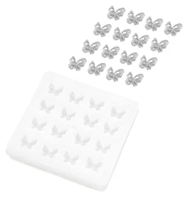 Silikonform für 16 Miniatur-Schmetterlinge, 5,6 cm