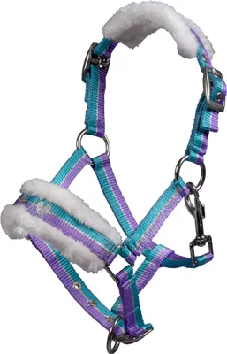 Produktbild von HKM Halfter Funny Horses TÜRKIS/FLIEDER, Gr. Pony