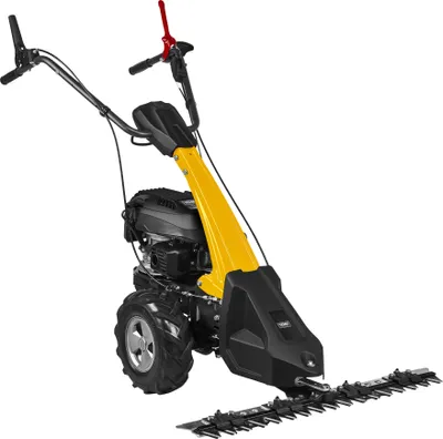 Produktbild von TEXAS Profi Benzin Balkenmäher CB8750 Wiesenmäher Hochgrasmäher Rasenmäher mit Antrieb Radantrieb | Schnittbreite 870 mm | 196 ccm Hubraum | 4-Takt