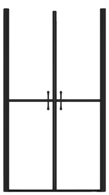 Produktbild von Duschkabine, verstellbare Höhe, modernes Design, schwarz