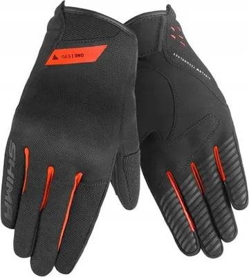 Produktbild von Shima ONE EVO Herren Motorradhandschuhe mit Knöchelprotektor, atmungsaktiv, Rot