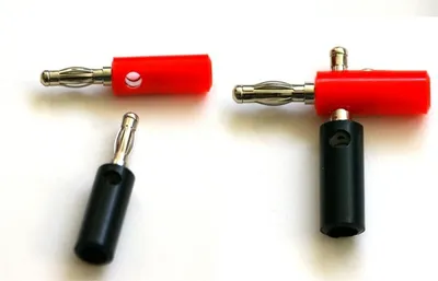 Produktbild von Bananenstecker mit Querloch, 5 Stück