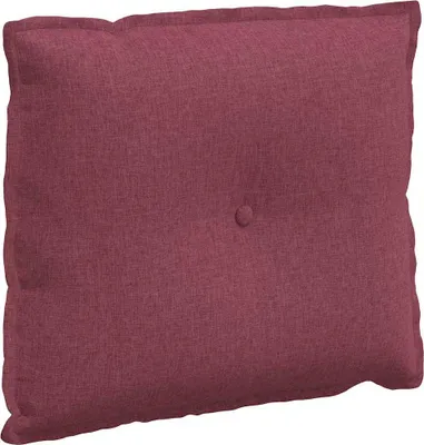 Image de vidaXL Coussin dorsal vin rouge 60 x 19 x 50 cm Tissu