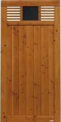 Produktbild von Zaun Teilelement Konsta Latina 90 x 180 cm douglasie kirschbaumfarben lasiert