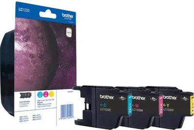 Obrázok produktu pre Atramentové kazety Brother LC-1220 Rainbowkit (každá 1x M/C/Y)