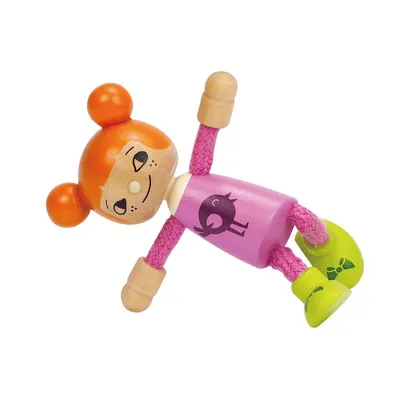 Produktbild von Hape Happy Family Biegepuppe Mädchen, E3509