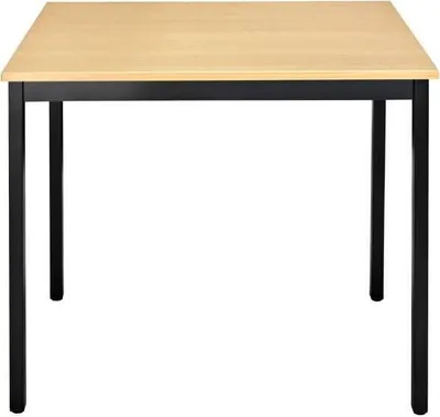 Produktbild von Mehrzwecktisch rechteckig BxHxT 700x740x600mm 19mm buche/schwarz
