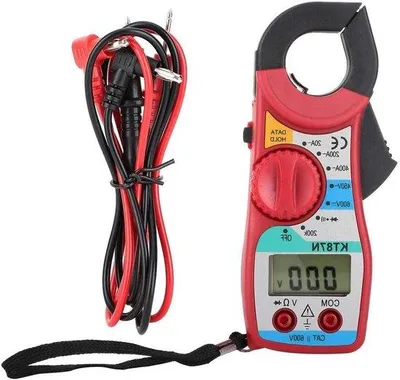 Zdjęcie produktu dla Multimetr elektryczny z czułką prądową KT87N 600 V / 450 V DC/AC – miernik prądu 20–400 A z wyświetlaczem LCD (maksymalna wartość 1999)
