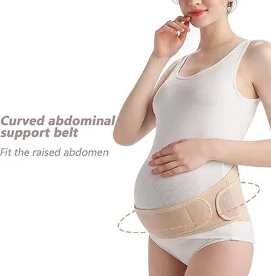 Productafbeelding van Famanu Zwangerschapsbuikband - Ademende buikondersteuning voor zwangere vrouwen, one size
