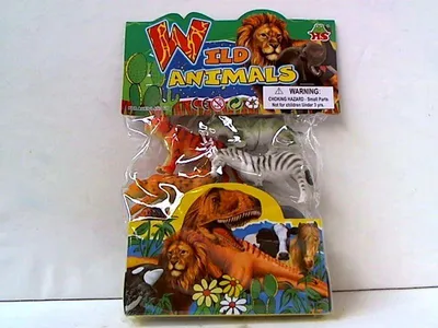 Produktbild von Wilde Tiere 6 Stück in einer Tüte. HIPO