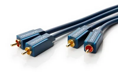 Produktbild von Cinch-Kabel, stereo Premium-Kabel | 2x Cinch-Stecker  2x Cinch-Stecker | 2,0 m | OFC-Innenleiter