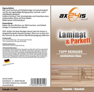 Produktbild von Axis Line Laminat & Parkettreiniger 5Liter