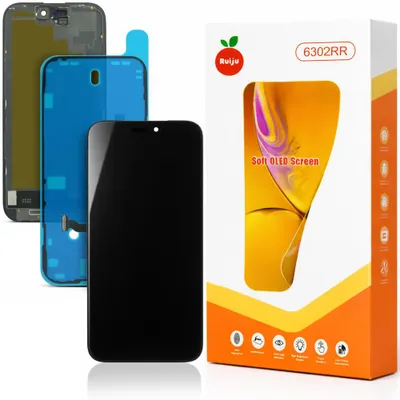 Produktbild von Kompatibel Soft OLED Display Touchscreen Bildschirm (mit IC Ersatz) Schwarz für Apple iPhone 16 A3287, A3081 & Werkzeug