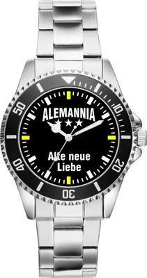 Produktbild von KIESENBERG Herrenuhr Armbanduhr Aachen Geschenk Fan Artikel Zubehör Fanartikel Analog Quartz Uhr 2545