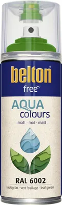 Produktbild von belton free Lackspray AQUAcolours 400 ml laubgrün matt