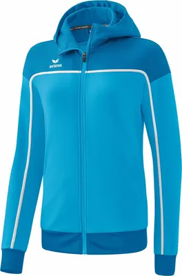 Produktbild von Erima Change By Erima Trainingsjacke mit Kapuze Curacao/Mykonos/Weiß - 42