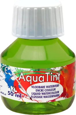 Zdjęcie produktu dla Akwarela w płynie AquaTint - jasnozielona, butelka 50 ml