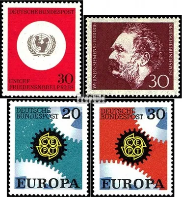 Produktbild von Briefmarken BRD (BR.Deutschland) 1966 Mi 527,528,533,534 (kompl.Ausg.) gestempelt 20 Jahre UNICEF