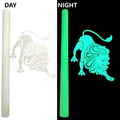 Produktbild von Signmart Glow-in-the-Dark Flexfolie - cream white to green - 20cm x 30,5cm