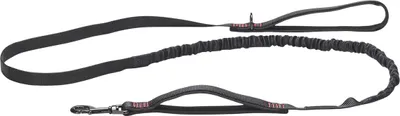 Zdjęcie produktu dla Beeztees smycz dla psa Parinca Premium elastyczna czarna, rozmiar: 180 cm / 20 mm