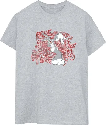 Produktbild von Looney Tunes - "ACME" T-Shirt für Damen BI33712 (XXL) (Grau)