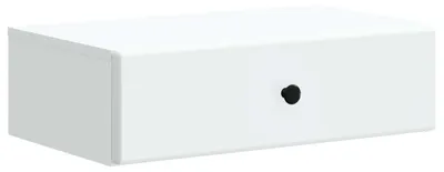 Produktbild von Wandmontierter Beistelltisch Weiß 59 x 34,5 x 17 cm
