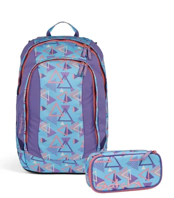 Produktbild von Satch Schulrucksack-Set AIR 80s Dance2-teilig, inkl. Mäppchen