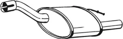 Produktbild von BOSAL 154-211 Endschalldämpfer für FORD FOCUS (DAW, DBW) Auspuff