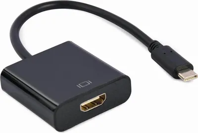 Produktbild von Gembird USB Type-C zu HDMI Adapterkabel, 4K@60Hz, 15 cm, schwarz