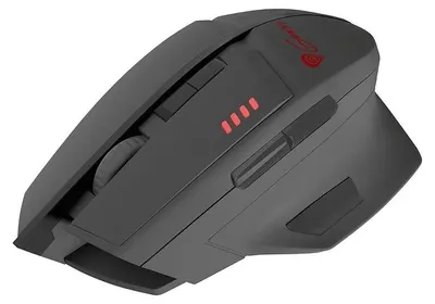 Zdjęcie produktu dla GENESIS GX58, Po prawej stronie, Optyczny, USB Typu-A, 4000 DPI, 8500 fps, Czarny, Czerwony