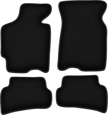 Immagine prodotto di Tappetini in velluto per Mazda MX-6 I (1988-1992, coupé) neri, set 4 pz, con fissaggi