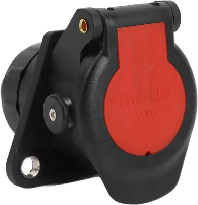 Image de fiche de remorque 24 V, 7 pôles, connexion fiable, fiche d'adaptateur de câble pour camping-car, caravane, bateau