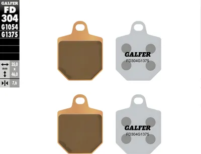 Produktbild von Bremsbeläge Galfer FD304G1375 Sinter-Metall SPORT