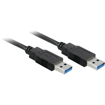 Obrázok produktu pre M-Cab USB A - USB A M/M 3 m, 3 m, USB A, USB A, USB 3.2 Gen 1 (3.1 Gen 1), Samec/samec, Čierna