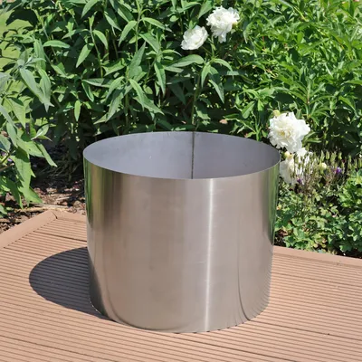 Produktbild von CLGarden Edelstahl Beckenumrandung Ø 46cm für 30 Liter Springbrunnen Becken Umrandung
