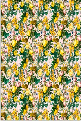 Produktbild von MuchoWow® Poster Blumen - Rosen - Gelb 60x90 cm - Wanddekoration