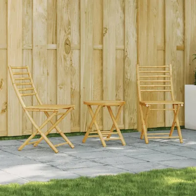 Produktbild von Maison Exclusive - 3-tlg. Bistro-Set Bambus