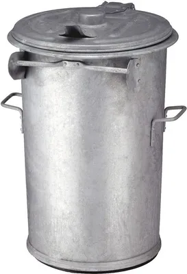 Stahlverzinkter feuerfester Abfallbehälter 110 Liter   VB 110110