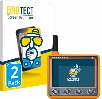 Produktbild von 2x BROTECT Schutzfolie für Skytraxx 2.1 Vario Displayschutz Displayschutzfolie Folie Matt Entspiegelungsfolie