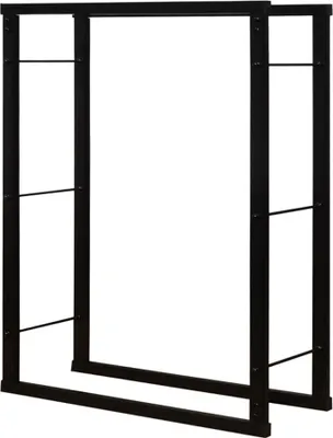 Produktbild von V2Aox Kaminholzständer Metall, Kaminholzregal innen, Holzständer Regal für Aufbewahrung von Kaminholz, Brennholz und Feuerholz