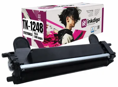 Produktbild von Inkdigo Toner TK1248 für Kyocera MA2001, MA2001w, PA2001, PA2001w – Schwarz, 1500 Seiten,, KI-generiertes Bild