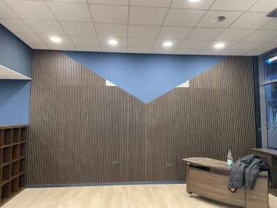 Produktbild von Akustikpaneele Wandverkleidung Smoke Oak 240 cm Filz schwarz