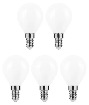 Produktbild von Modee E14 LED Filamentlampe P45 4W 470lm 2700K Warmweiß 5 Stück