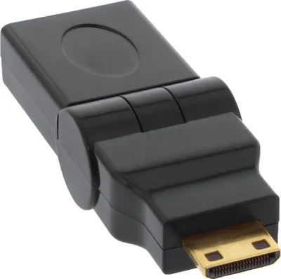 Zdjęcie produktu dla InLine 17690M, HDMI A female, miniHDMI, Czarny
