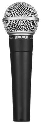 Imagen del producto de Shure SM58, para escenario/actuaciones, -54.5 dB, 50 - 15000 Hz, con cable, 51 x 162 mm, 298g