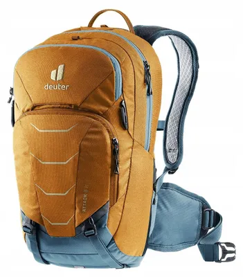 Imagen del producto de Mochila para ciclismo Deuter Attack 8 JR - color azul/arena
