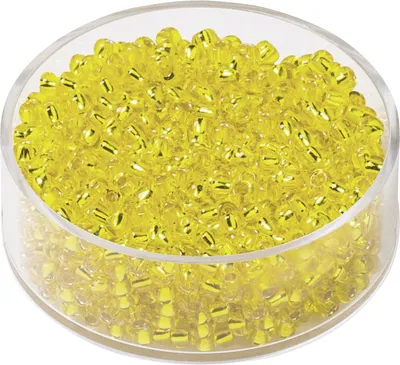 Produktbild von KNORR PRANDELL 213106055 Böhmische Rocailles Ø 25 mm Glas gelb
